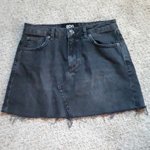 Mini denim skirt